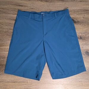 Nike Golf Tour Performance Dri-FIT Shorts Mens 35 Slate Blue Flat Front Stretch